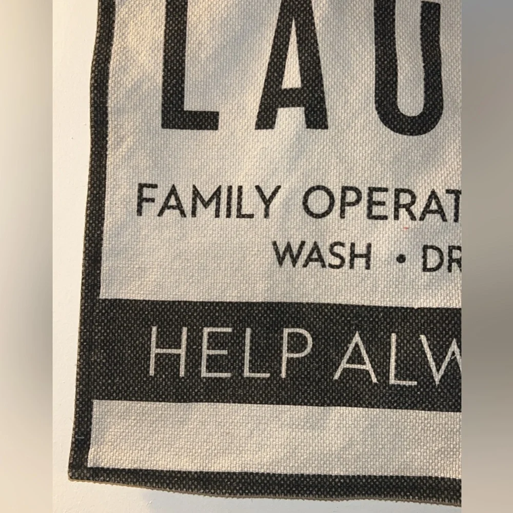 Mat/rug for laundry room, great decor to spice up laundry room